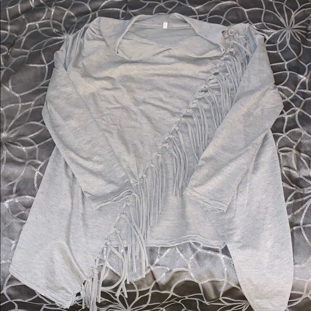 Fringe sweater